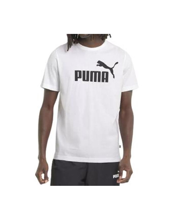 Koszulka męska Puma ESS LOGO TEE 58666602 Biała - Sklep online Mastersport