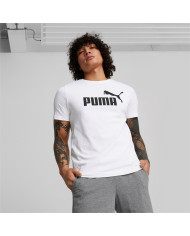 Koszulka męska Puma ESS LOGO TEE 58666602 Biała - Sklep online Mastersport