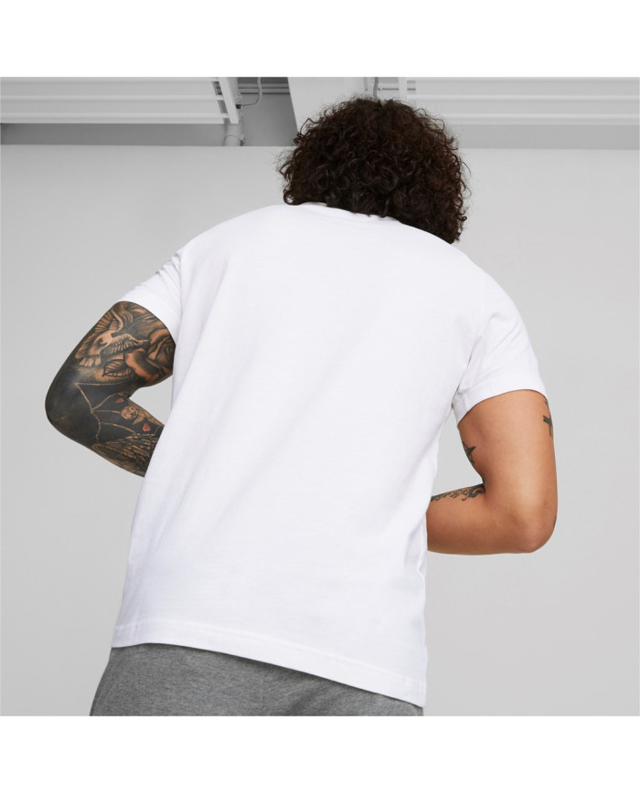 Koszulka męska Puma ESS LOGO TEE 58666602 Biała - Sklep online Mastersport