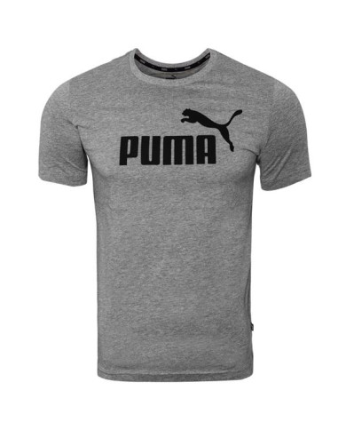 Koszulka męska Puma ESS LOGO TEE 58666603 Szara - Sklep online Mastersport