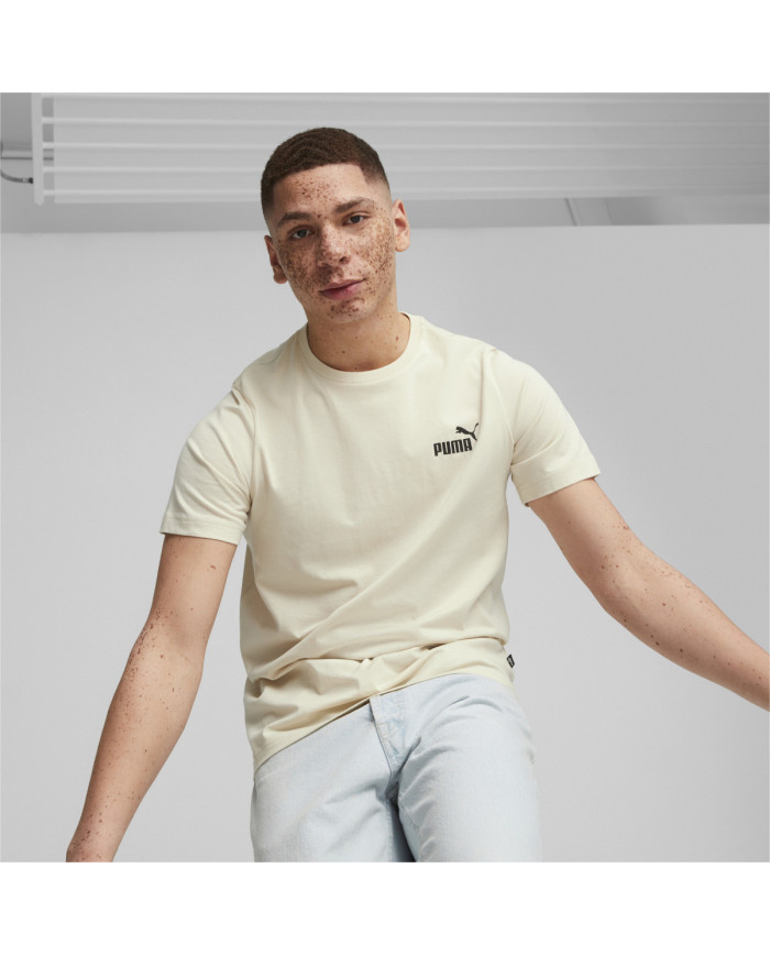 Koszulka męska Puma ESS SMALL LOGO TEE 58666988 Beżowa - Sklep online Mastersport