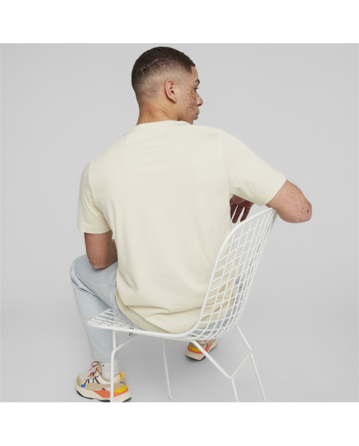Koszulka męska Puma ESS SMALL LOGO TEE 58666988 Beżowa - Sklep online Mastersport