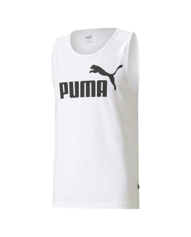 Koszulka męska Puma ESS TANK 58667002 Biała - Sklep online Mastersport