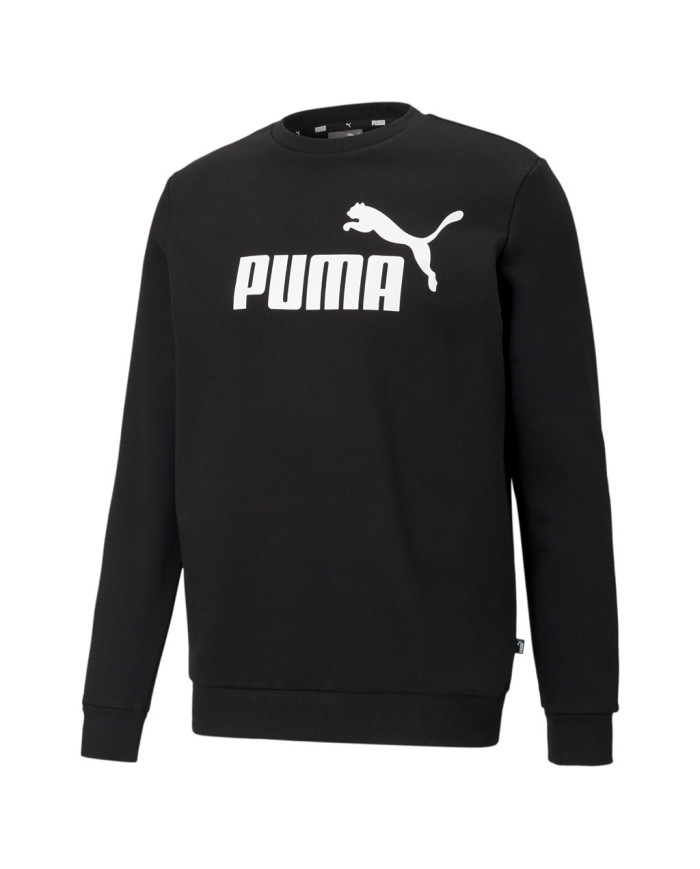 Bluza męska Puma ESS BIG LOGO CREW FL 58667801 Czarna - Sklep online Mastersport