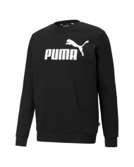 Bluza męska Puma ESS BIG LOGO CREW FL 58667801 Czarna - Sklep online Mastersport