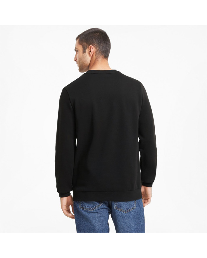 Bluza męska Puma ESS BIG LOGO CREW FL 58667801 Czarna - Sklep online Mastersport