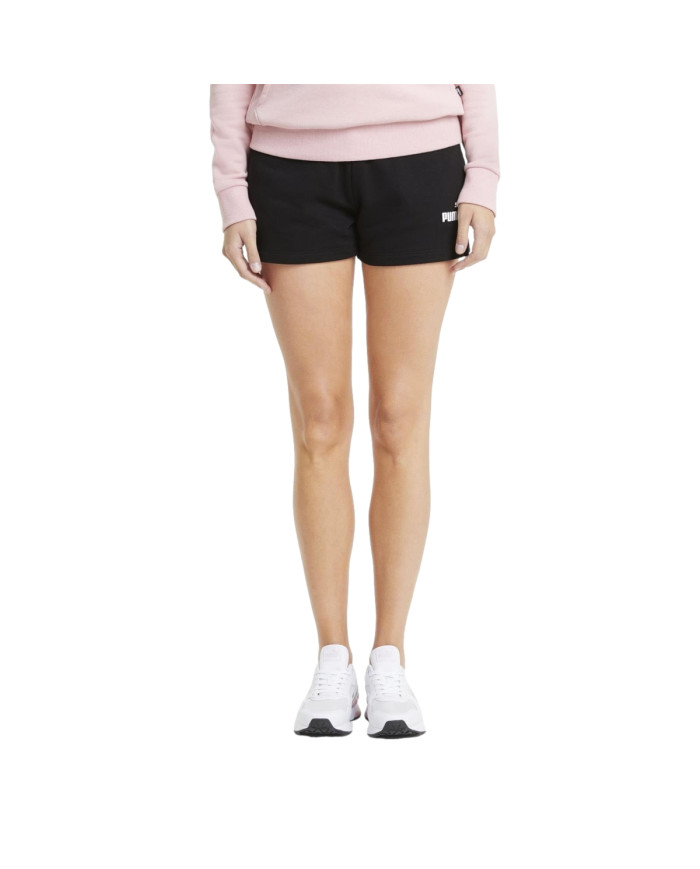 Szorty damskie Puma ESS 4 SWEAT SHORTS 58682401 Czarne - Sklep online Mastersport