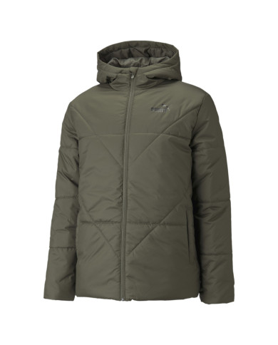 Kurtka męska Puma ESS PADDED JKT 58764544 Zielona - Sklep online Mastersport