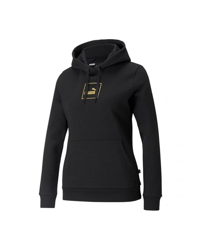 Bluza damska Puma HOLIDAY HOODIE FL 58954901 Czarna - Sklep online Mastersport