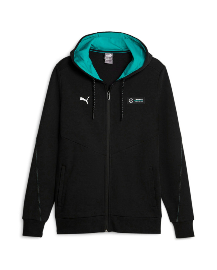 Bluza męska Puma MAPF1 HOODED SWEAT JKT 62114701 Czarna - Sklep online Mastersport