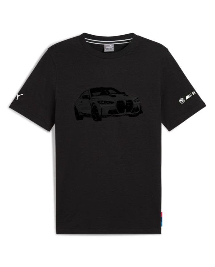 Koszulka męska Puma BMW MMS ESS GRAPHIC TEE 63063301 Czarna - Sklep online Mastersport