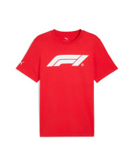 Koszulka męska Puma F1 ESS LOGO TEE 63326403 Czerwona - Sklep online Mastersport