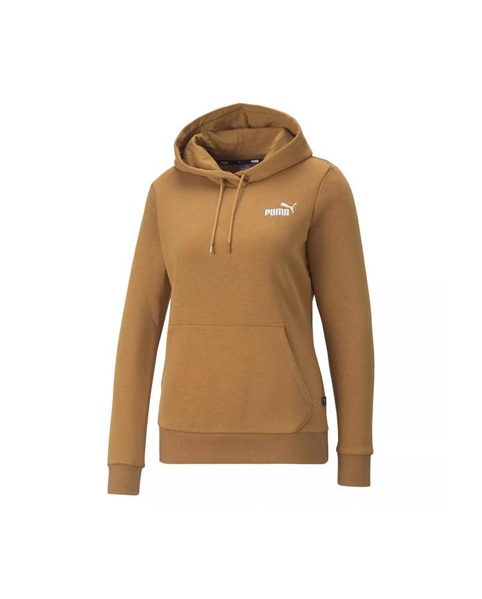 Bluza damska Puma ESS+ EMBROIDERY HOODIE FL 67000474 Brązowa - Sklep online Mastersport