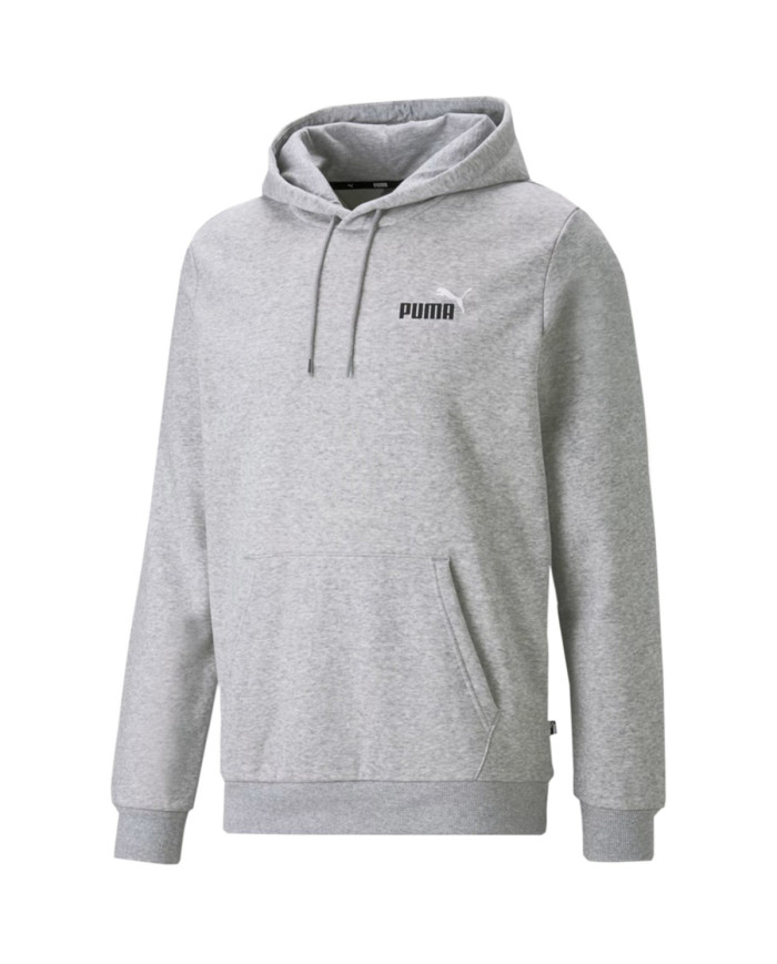 Bluza męska Puma ESS+ 2 COL SMALL LOGO HOODIE FL 67447104 Szara - Sklep online Mastersport