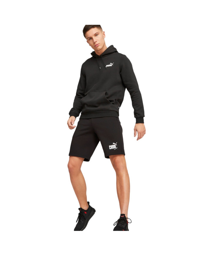 Bluza męska Puma ESS+ 2 COL SMALL LOGO HOODIE FL 67447161 Czarna - Sklep online Mastersport