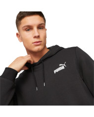 Bluza męska Puma ESS+ 2 COL SMALL LOGO HOODIE FL 67447161 Czarna - Sklep online Mastersport