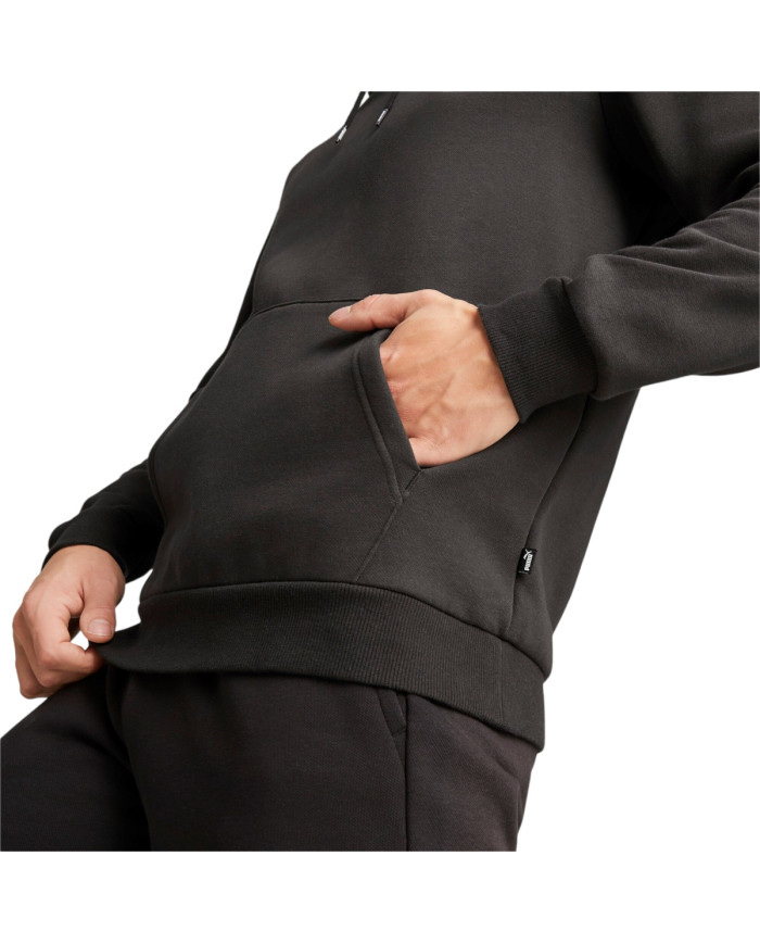 Bluza męska Puma ESS+ 2 COL SMALL LOGO HOODIE FL 67447161 Czarna - Sklep online Mastersport