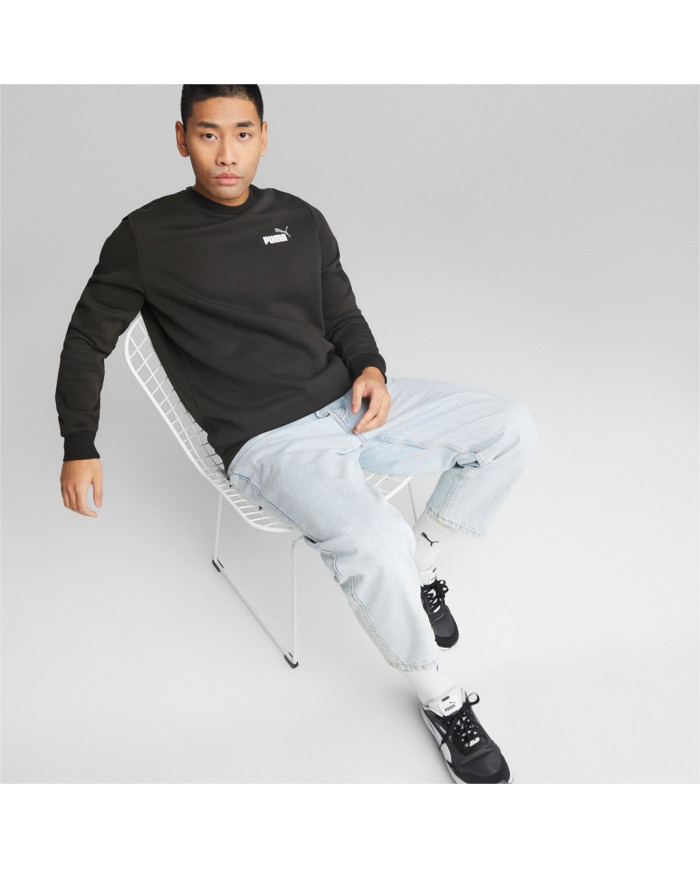 Bluza męska Puma ESS+ 2 COL SMALL LOGO FL 67447261 Czarna - Sklep online Mastersport