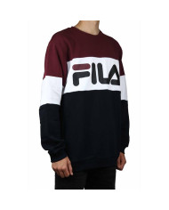 Bluza męska Fila STRAIGHT BLOCKED CREW 681255A815 Czarna - Sklep online Mastersport