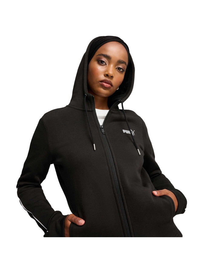 Dres damski Puma METALLIC TRACKSUIT FL 68304601 Czarny - Sklep online Mastersport