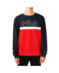Bluza męska Fila LAURUS CREW SWEAT 683182R69 Niebieska - Sklep online Mastersport