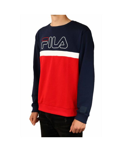 Bluza męska Fila LAURUS CREW SWEAT 683182R69 Niebieska - Sklep online Mastersport