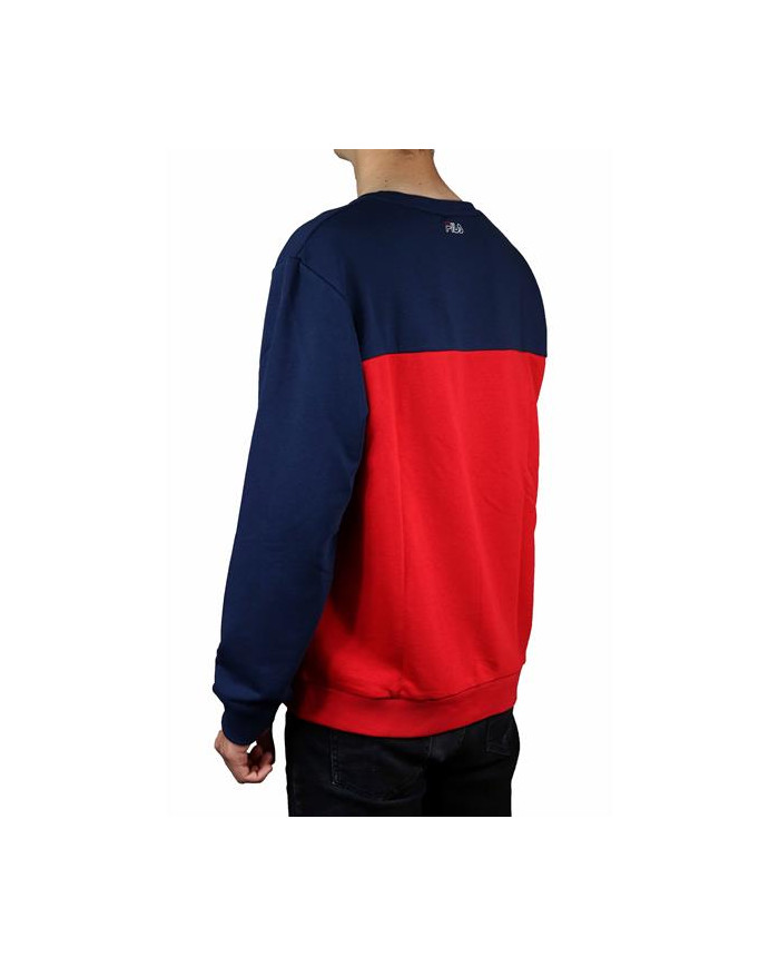 Bluza męska Fila LAURUS CREW SWEAT 683182R69 Niebieska - Sklep online Mastersport
