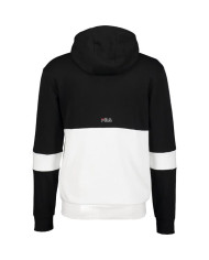 Bluza męska Fila JADON BLOCKED TAPE HOODY 683255E09 Czarna - Sklep online Mastersport