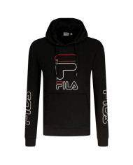 Bluza męska Fila JANKO GRAPHIC HOODY 683273002 Czarna - Sklep online Mastersport