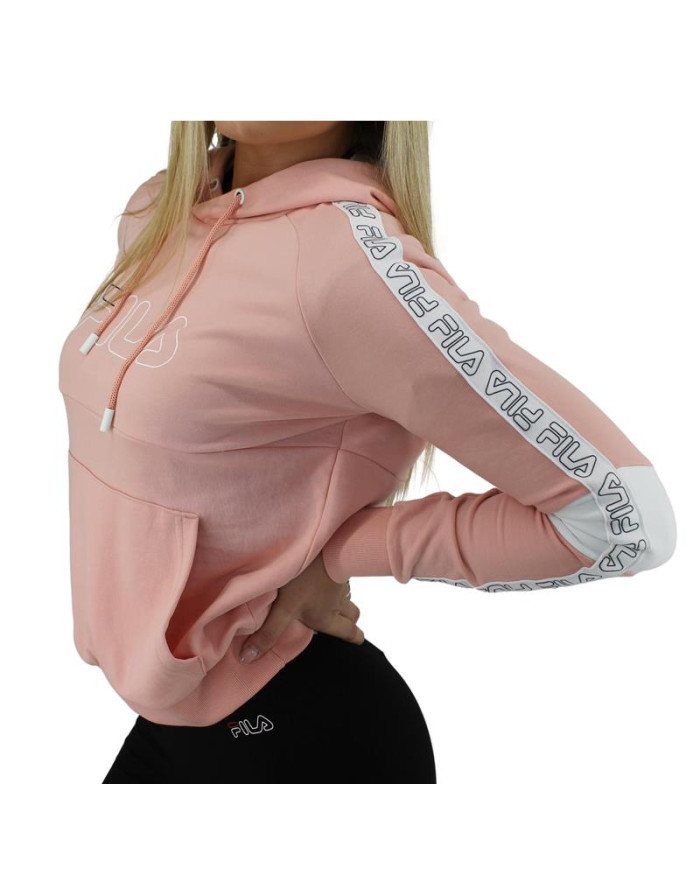 Bluza damska Fila JACINDA TAPED HOODY W 683281A973 Różowa - Sklep online Mastersport