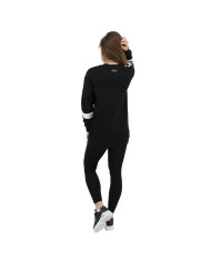 Bluza damska Fila JACKI TAPED CREW SWEAT W 683282E09 Czarna - Sklep online Mastersport