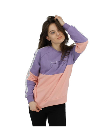 Bluza dziecięca Fila TEENS JUWEL TAPED 683318B240 Fioletowa - Sklep online Mastersport