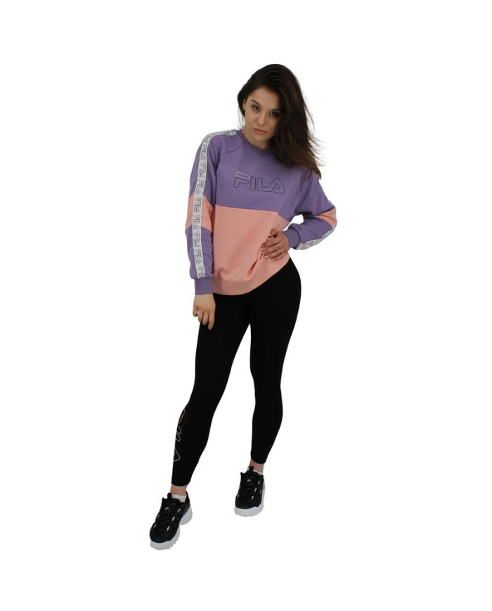 Bluza dziecięca Fila TEENS JUWEL TAPED 683318B240 Fioletowa - Sklep online Mastersport