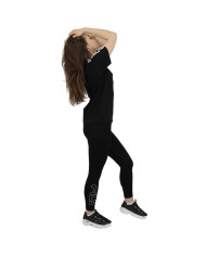 Koszulka damska Fila JAKENA TAPED TEE W 683395002 Czarna - Sklep online Mastersport