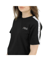 Koszulka damska Fila JAKENA TAPED TEE W 683395002 Czarna - Sklep online Mastersport