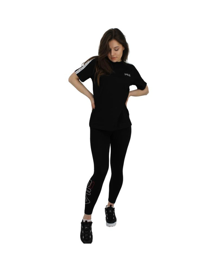 Koszulka dziecięca Fila JAKILA TAPED TEE 683402002 Czarna - Sklep online Mastersport