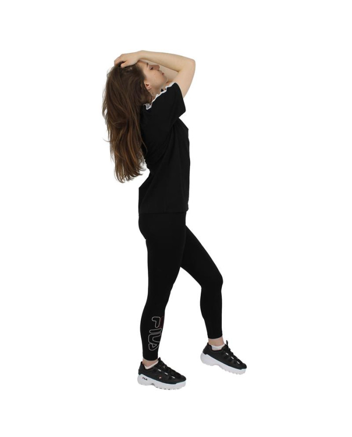 Koszulka dziecięca Fila JAKILA TAPED TEE 683402002 Czarna - Sklep online Mastersport