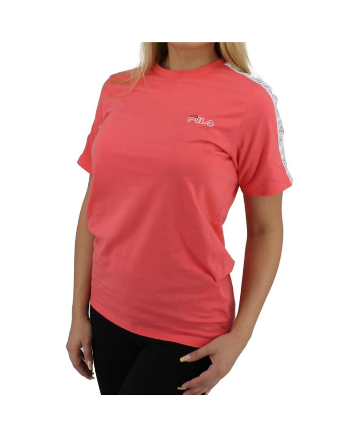 Koszulka dziecięca Fila TAPED TEE TEENS 683402B011 Różowa - Sklep online Mastersport