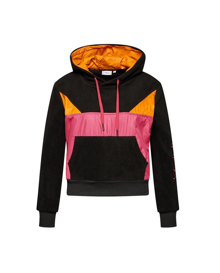 Bluza damska Fila PIPPA CROPPED HOODY W 683438A273 Czarna - Sklep online Mastersport