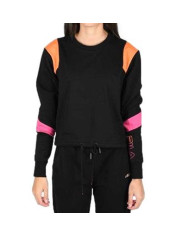 Bluza damska Fila PITA CROPPED CREW W 683442A273 Czarna - Sklep online Mastersport