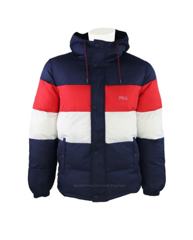 Kurtka męska Fila PIRRO BLOCKED PUFF JKT M 683457G06 Niebieska - Sklep online Mastersport