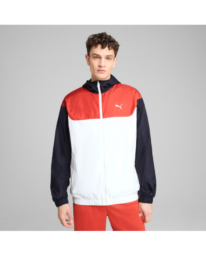 Kurtka męska Puma ESS RELAXED WINDBREAKER 68462602 Czerwona - Sklep online Mastersport