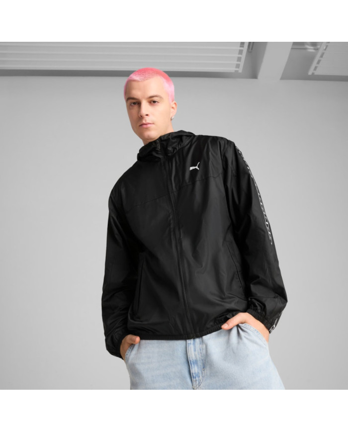 Kurtka męska Puma ESS TAPE WINDBREAKER 68462901 Czarna - Sklep online Mastersport