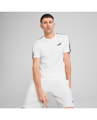 Koszulka męska Puma ESS TAPE TEE 68467402 Biała - Sklep online Mastersport