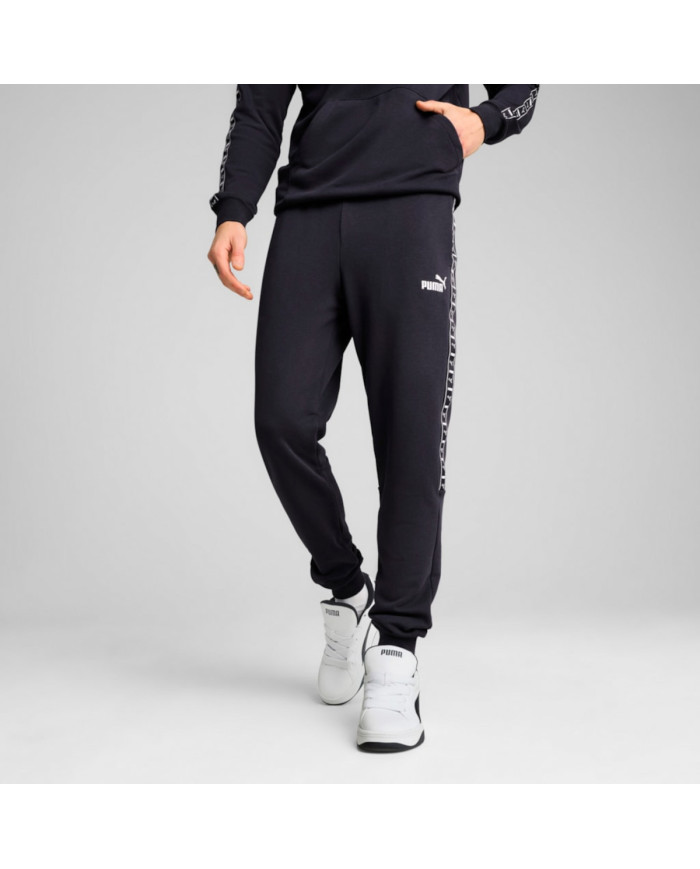 Spodnie męskie Puma ESS TAPE SWEATPANTS TR CL 68468016 Niebieskie - Sklep online Mastersport