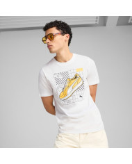 Koszulka męska Puma GRAPHICS SNEAKER TEE 68483002 Biała - Sklep online Mastersport
