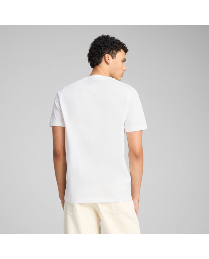 Koszulka męska Puma GRAPHICS SNEAKER TEE 68483002 Biała - Sklep online Mastersport