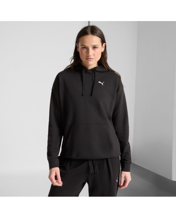 Bluza damska Puma ESS RELAXED HOODIE TR 68497701 Czarna - Sklep online Mastersport