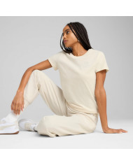 Koszulka damska Puma ESS SCRIPT TEE 68498287 Beżowa - Sklep online Mastersport