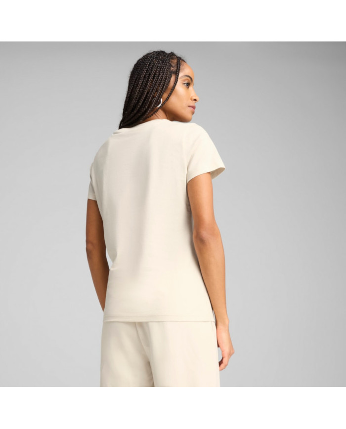 Koszulka damska Puma ESS SCRIPT TEE 68498287 Beżowa - Sklep online Mastersport
